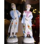 Pair of early Royal Crown Derby figurines