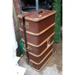 Vintage luggage trunk