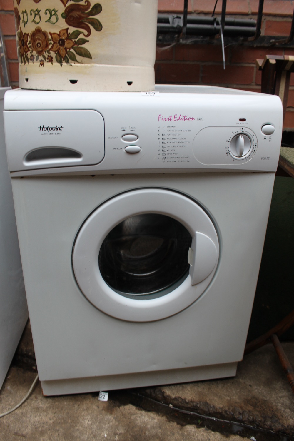 Hotpoint first edition 1000 spin washing machine