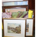 MIXED PICTURES. Quantity of mixed framed and glazed prints etc