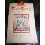 PUNCH ALBUMS & CALENDAR. Four antique Punch albums and a Punch calendar dated 1942