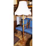 STANDARD LAMP. Modern oak standard lamp