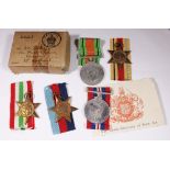 WW2 MEDALS. WWII medals, mixed Stars, ribbons etc