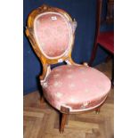 NURSING CHAIR. Victorian nursing chair