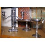 SILVER PLATE INCLUDING ELKINGTON. Three mixed silver plated items including Elkington tazza