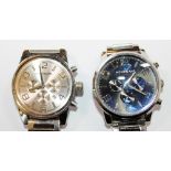 FASHION WRISTWATCHES Two gents fashion wristwatches