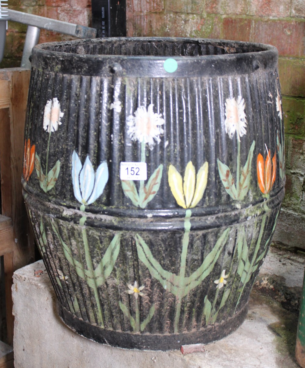 Painted galvanised dolly tub