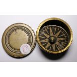 Antique brass compass with Robert Anderson marked to top