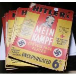 Full set of Hitlers Mein Kampf magazines