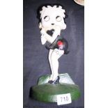 Cast iron Betty Boo doorstop