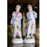 Pair of early Royal Crown Derby figurines