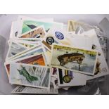 Collection of loose cigarette cards