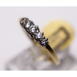 18ct gold diamond eternity ring, size L