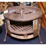 Cast iron metal camping stove