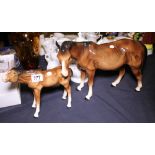 Melba Ware mare and foal horses