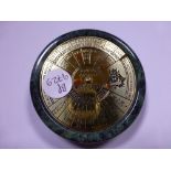 Marble set brass forty year calendar 1999 ~ 2038