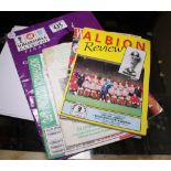 LOCAL FOOTBALL PROGRAMMES. Small quantity of local football programmes including Northwich