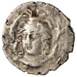 Greek coins - SICILIA Siracusa  – Emidramma – Testa elmata di Atena di fronte – R/ Quadriga a s., in