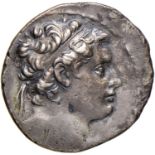 Greek coins - SIRIA Antioco IV (175-164 a.C.) Tetradracma - Testa diademata a d. – R/ Zeus seduto