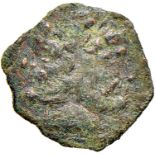 Roman coins Republic - Anonime – Asse - Testa di Giano -  R/ Prua di nave a d. – AE (g 2,11) RR