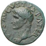 Roman coins Empire - Augusto (27 a.C.-14 d.C.) Asse – Testa radiata a s. – R/ PROVIDENT, altare –