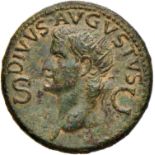 Roman coins Empire - Augusto (27 a.C.-14 d.C.) Dupondio – Testa a s. – R/ CONSENSV SENA ET EQ