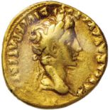 Roman coins Empire - Augusto (27 a.C.-14 d.C.) Aureo – Testa laureata a d. – R/ Caio e Lucio