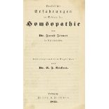 Medizin - Homöopathie - - Jeanes, Jacob. Praktische Erfahrungen im Gebiete der Homöopathie.