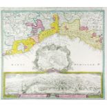 Karten - Genua - - Carte Geographica, la quale rappresenta lo stato della republica di Genova ...