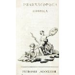 Medizin - Pharmazie - - Paeken, Christian und Georg Thomas von Asch. Pharmacopoea Rossica. Mit