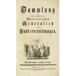 Deutschland - Bayern - - Kreittmayr, Wigulaeus Xaverius Aloysius von. Sammlung der neuest und