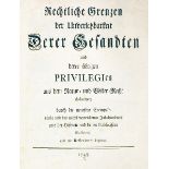 Rechtswissenschaft - - Rechtliche Grenzen der Unverletzbarkeit derer Gesandten und derer übrigen