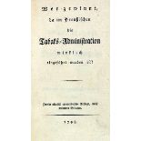 Tabak - - Sammelband mit 11 Schriften zum Tabakhandel. Verschiedene Orte (meist Berlin) und Verlage,