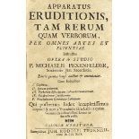 Pexenfelder Michael. Apparatus eruditionis, tam rerum quam verborum per omnes artes et scientias.