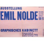 Tschichold, Jan. Emil Nolde. Gemälde aus den Jahren 1010-1926. Ausstellung. Graphisches Kabinett,