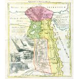 Karten - Ägypten - - Homann, Johann Baptist. Aegyptus Hodierna. Ex itinerario Celeberrimi, Pauli