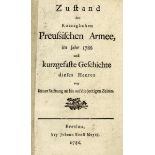 Preussen - - Zustand der Königlichen Preussischen Armee im Jahr 1786 und kurzgefasste Geschichte