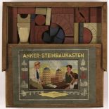 Spiele und Spielzeug - - Anker Steinbaukasten 4 1/2 A - Mark. Rudolstadt, VEB Ankerwerk, 1953. Im