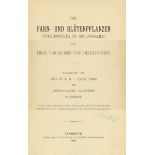 Biologie - Botanik - - Dalla Torre, Karl Wilhelm von und Ludwig von Sarnthein. Die Farn- und