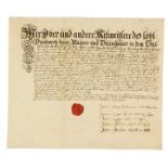 Urkunden - - Sammlung von ca. 58 Urkunden. Deutsche Handschriften auf Papier. Gelegentlich