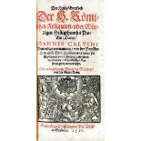 Calvin, Jean. Der heilig Brotkorb der H. Römischen Reliquien, oder würdigen Heiligthumbs Procken: