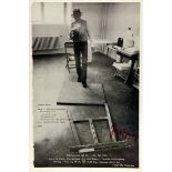 Beuys, Joseph. Raum 3, die ganze deutsche Nachkriegslyrik. Plakat zur Ausstellung in der Galerie
