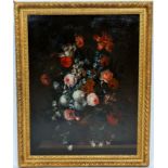TABLEAU "BOUQUET DE FLEURS"
Huile sur toile encadrée représentant un bouquet de fleurs dans un