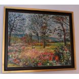 PAYSAGE FLEURI
Signé en bas à gauche Max Agostini
Epoque XXème siècle
H : 59 ; L : 73 cm

Chef de