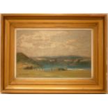 PAIRE DE PASTELS "PAYSAGES" DE HENRY GROSJEAN ( 1864-1948 ) Paire de pastels sur papier signés