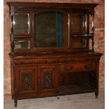 VICTORIAN DRESSER - A stunning carved Vi