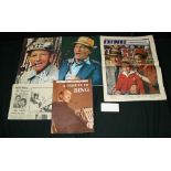 BING CROSBY - autograph, 2 x concert pro