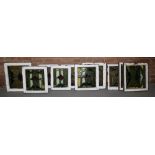 STAINED GLASS - Collection of 10 various