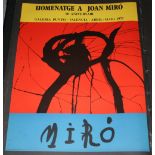 JOAN MIRO - Art exhibition poster for Ap