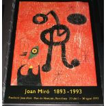 JOAN MIRO - Art exhibition poster for Ap